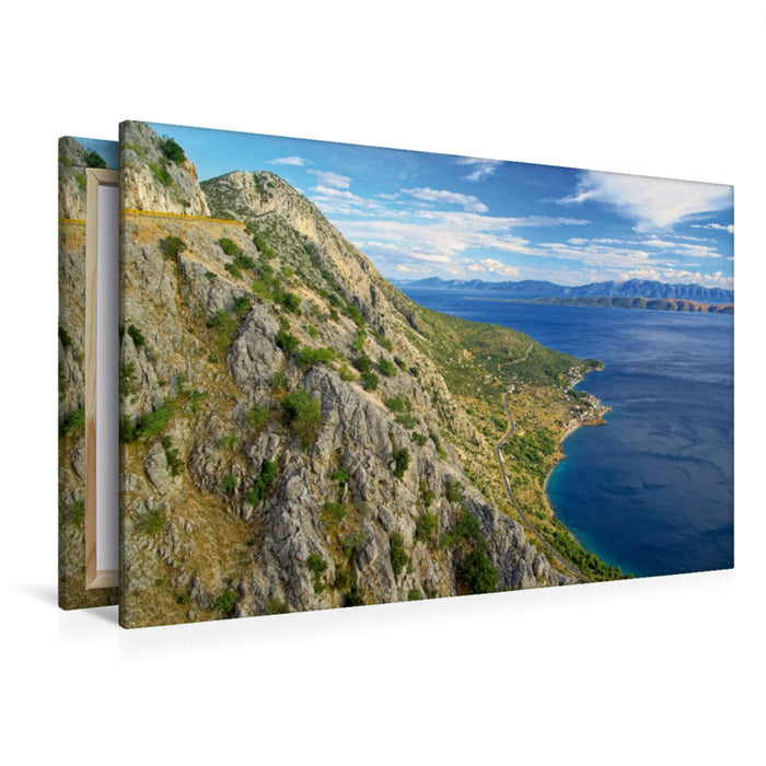 Premium Textil-Leinwand Dalmatinische Küste