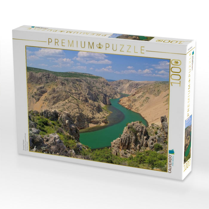 Zrmanja Canyon - CALVENDO Foto-Puzzle'