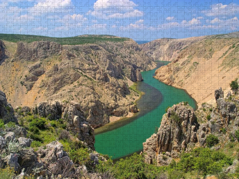 Zrmanja Canyon - CALVENDO Foto-Puzzle'