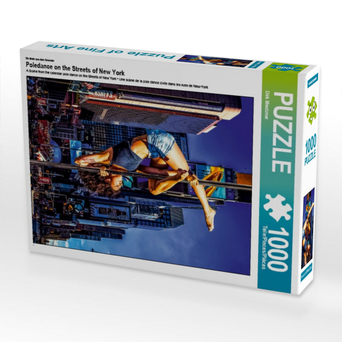 Ein Motiv aus dem Kalender Poledance on the Streets of New York 1000 Teile Puzzle hoch - CALVENDO Foto-Puzzle'