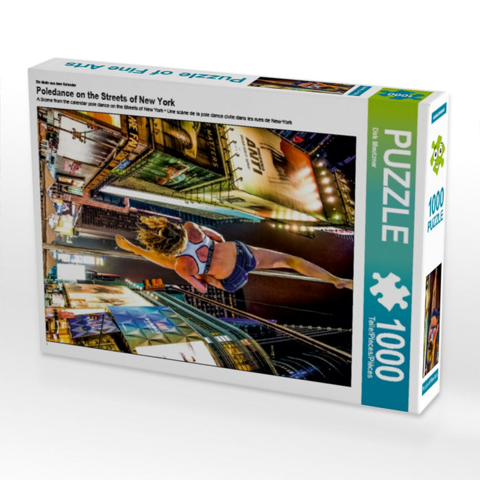 Ein Motiv aus dem Kalender Poledance on the Streets of New York 1000 Teile Puzzle hoch - CALVENDO Foto-Puzzle'