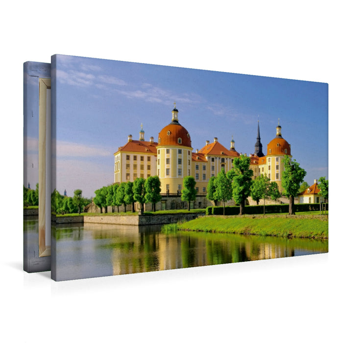 Premium Textil-Leinwand Moritzburg