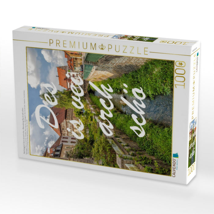 Meefränggisch: Des is vei arch schö - Übersetzung: Das ist sehr schön. - CALVENDO Foto-Puzzle'