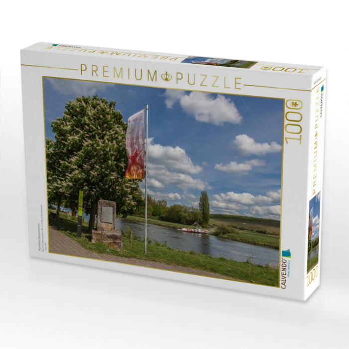 Mainfähre Obereisenheim - CALVENDO Foto-Puzzle'