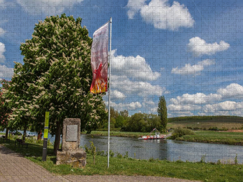 Mainfähre Obereisenheim - CALVENDO Foto-Puzzle'