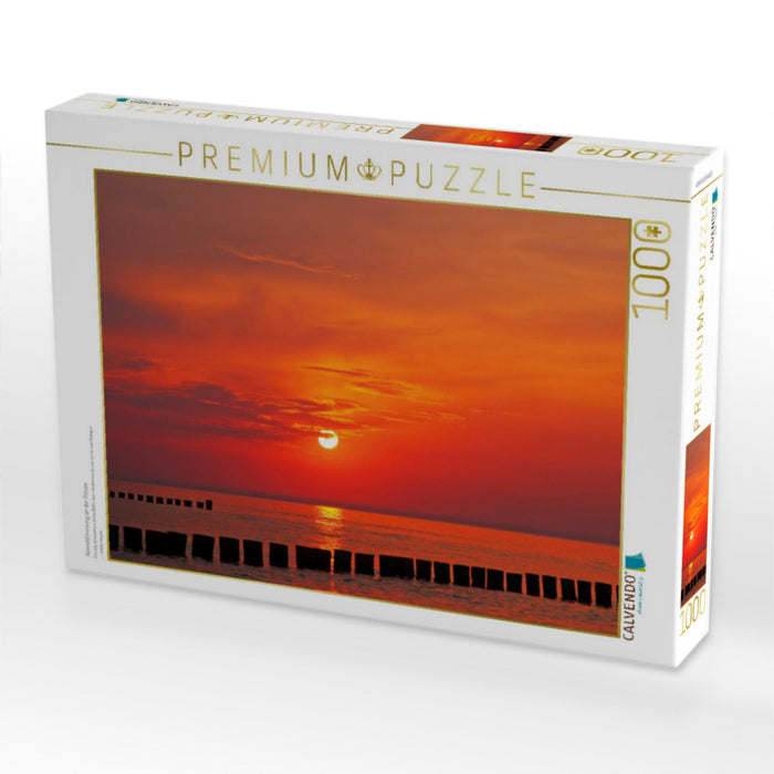 Abendstimmung an der Ostsee - CALVENDO Foto-Puzzle'