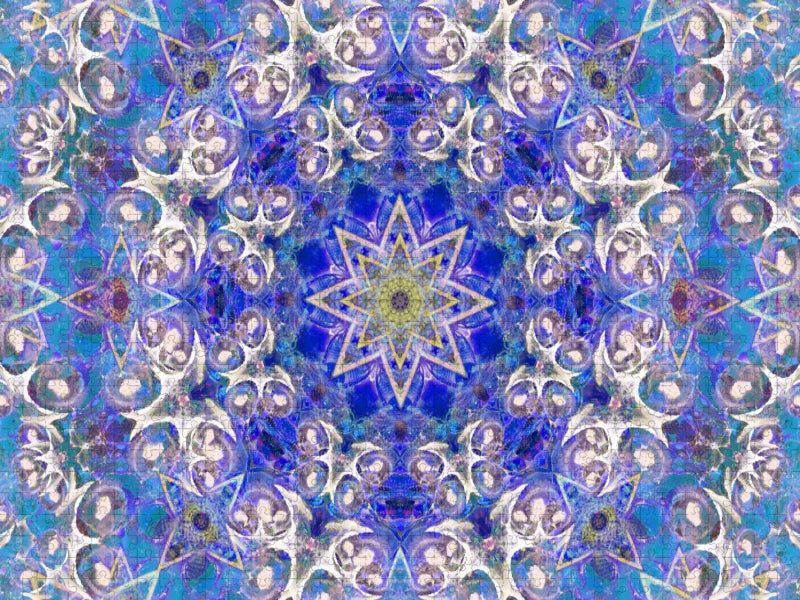 Mandala Indigoblaues Universum - CALVENDO Foto-Puzzle'