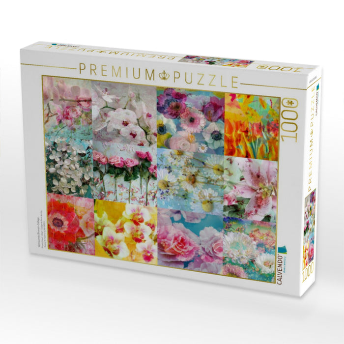Verträumte Blumen-Collage - CALVENDO Foto-Puzzle'
