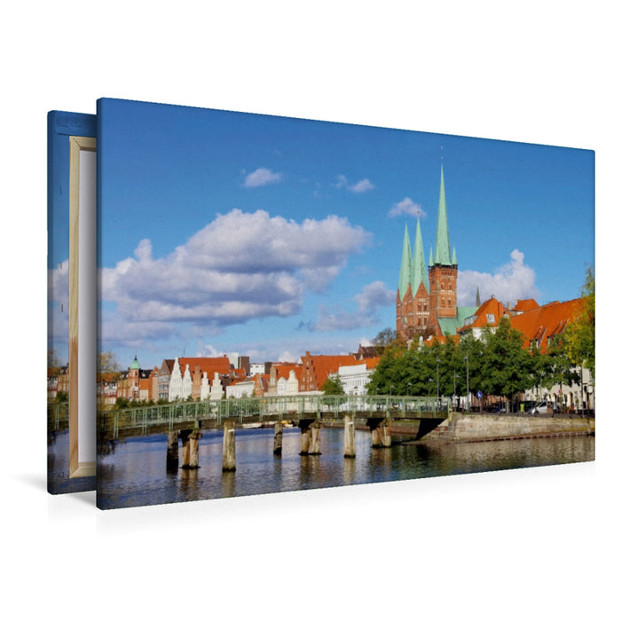 Premium Textil-Leinwand Lübeck
