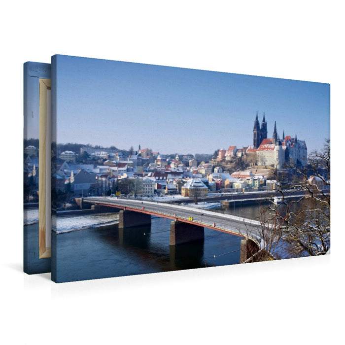 Premium Textil-Leinwand Meißen
