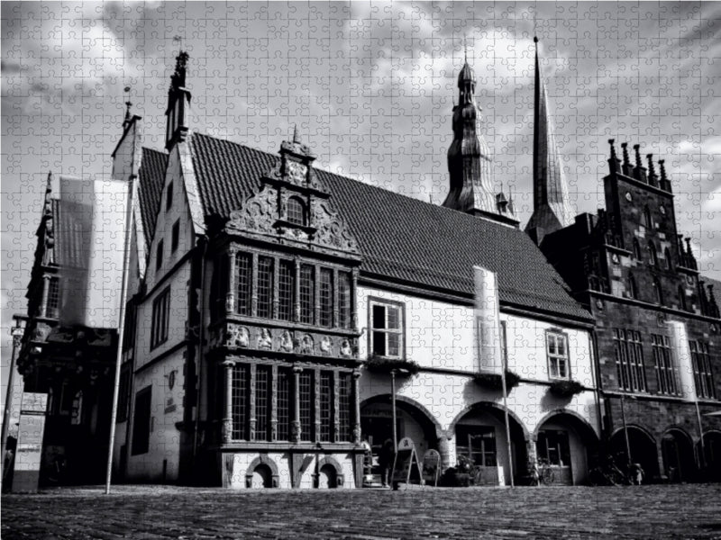Historisches Rathaus 1000 Teile Puzzle quer - CALVENDO Foto-Puzzle'