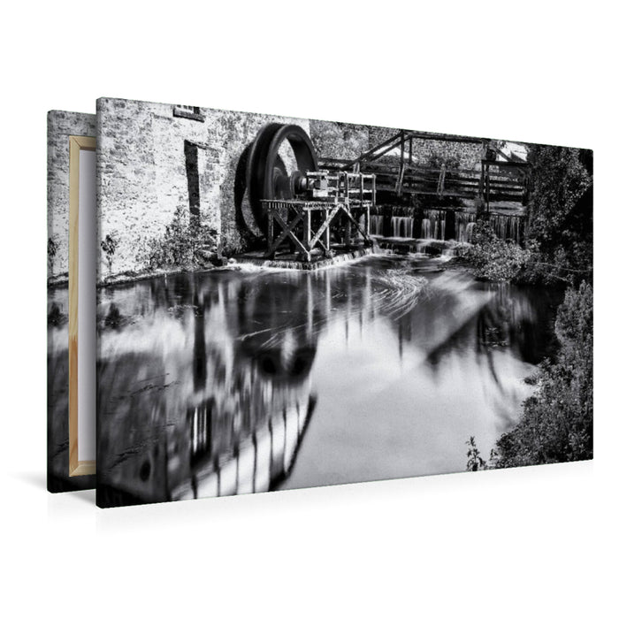 Premium Textil-Leinwand Oelmühle