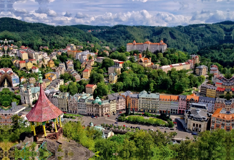 Premium Textil-Leinwand Karlovy Vary