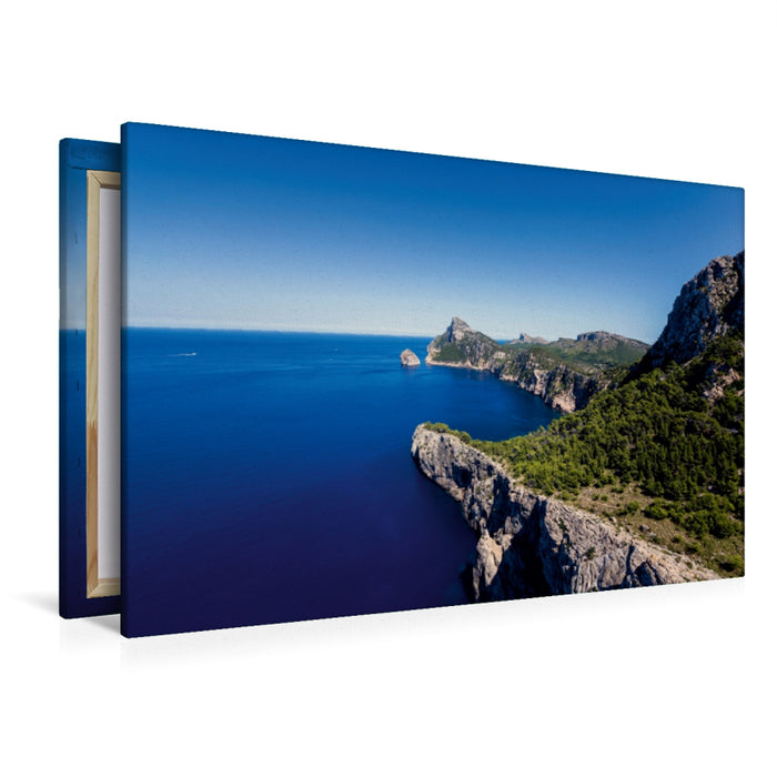 Toile textile premium Toile textile premium 120 cm x 80 cm paysage Formentor 