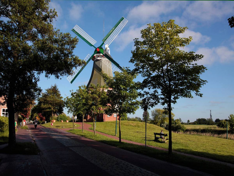 Grüne Mühle - CALVENDO Foto-Puzzle'