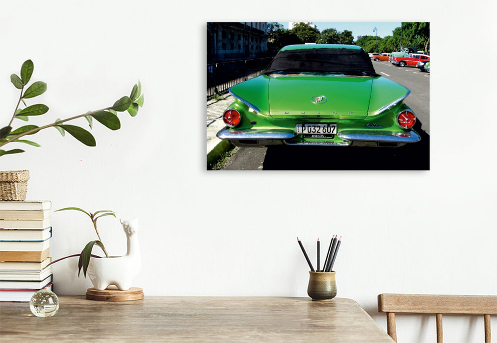 Premium Textil-Leinwand Premium Textil-Leinwand 90 cm x 60 cm quer Buick Le Sabre - Ein Motiv aus dem Kalender "US DREAM CARS - FLOSSEN-MOBILE"