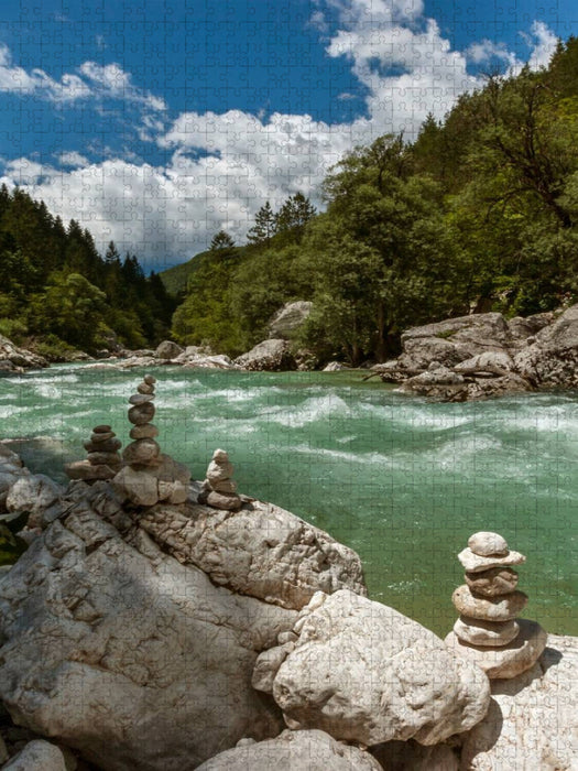 Ein Motiv aus dem Kalender Soca - Sloweniens Smaragdfluss - CALVENDO Foto-Puzzle'