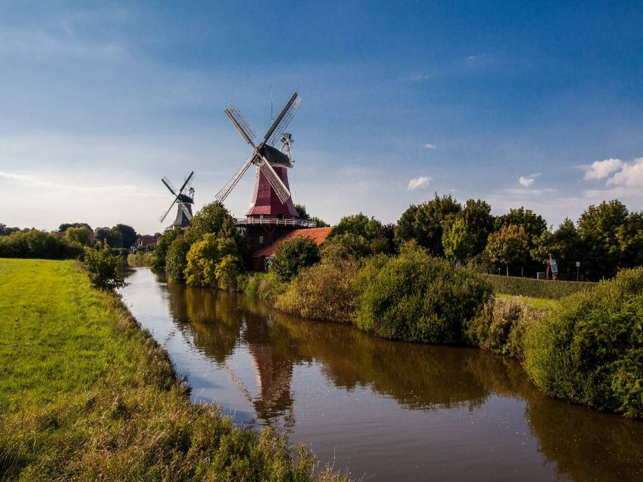 Greetsieler Zwillings-Muehlen - CALVENDO Foto-Puzzle'