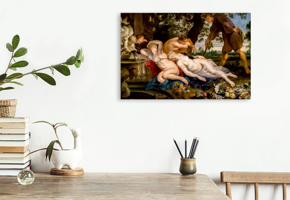 Premium Textil-Leinwand Premium Textil-Leinwand 120 cm x 80 cm quer Ein Motiv aus dem Kalender Peter Paul Rubens - Rubens