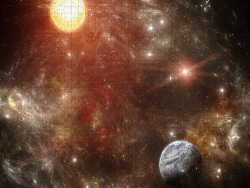 Der kosmische Sturm - CALVENDO Foto-Puzzle'