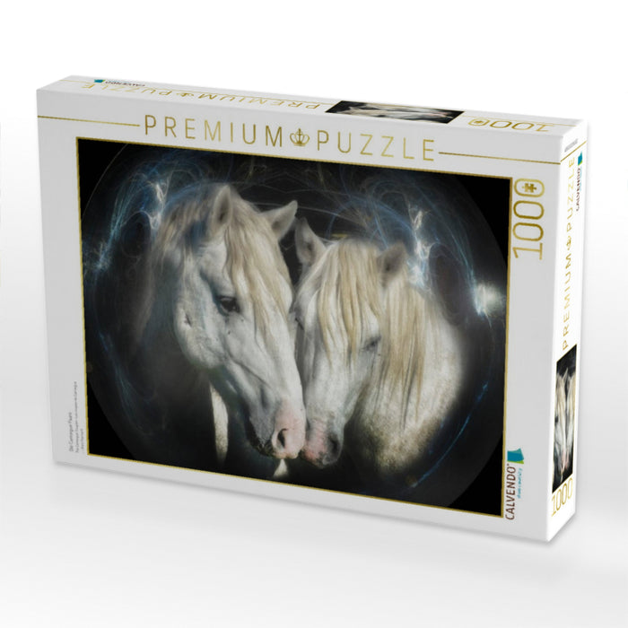 Die Camargue Paare - CALVENDO Foto-Puzzle'