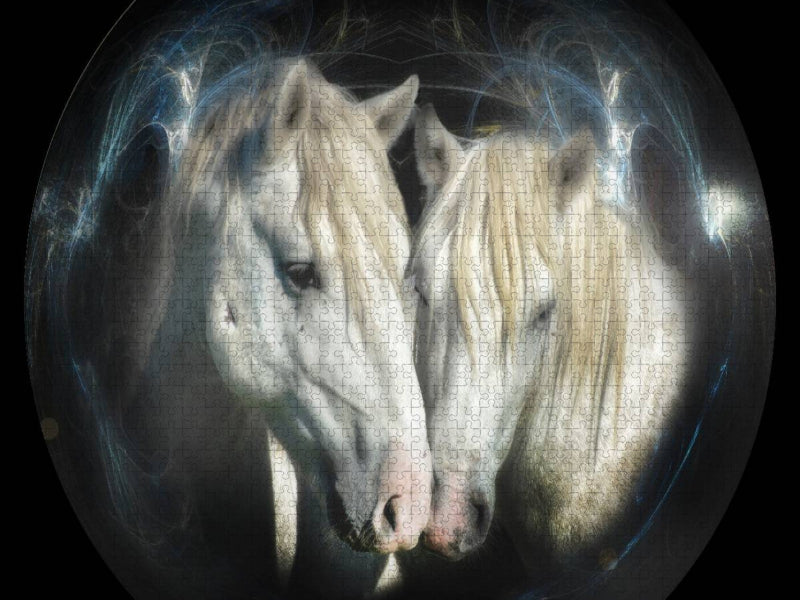 Die Camargue Paare - CALVENDO Foto-Puzzle'