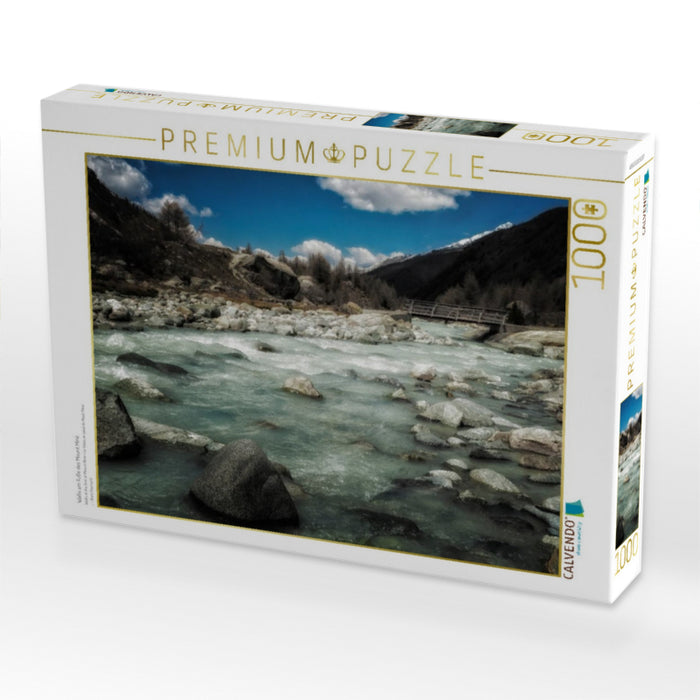 Wallis am Fuße des Mount Miné - CALVENDO Foto-Puzzle'