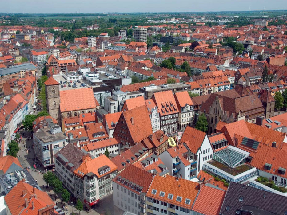 Hildesheim von oben - CALVENDO Foto-Puzzle'