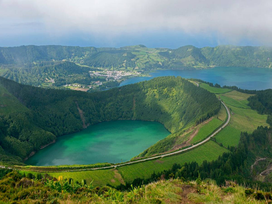 Sao Miguel: Caldeira das Sete Cidades - CALVENDO Foto-Puzzle'