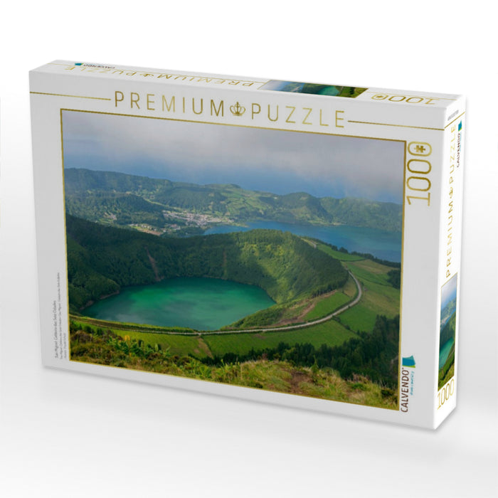 Sao Miguel: Caldeira das Sete Cidades - CALVENDO Foto-Puzzle'