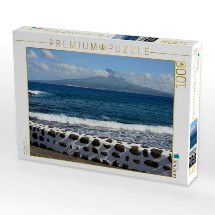 Faial - Blick auf Pico - CALVENDO Foto-Puzzle'