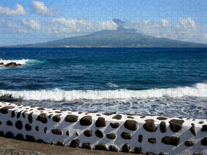 Faial - Blick auf Pico - CALVENDO Foto-Puzzle'