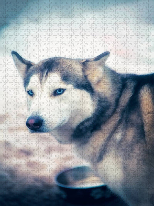 Ein Motiv aus dem Kalender Huskies - Artwork - CALVENDO Foto-Puzzle'