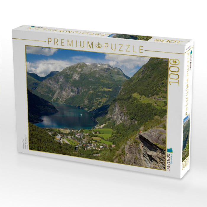 Geiranger-Fjord - CALVENDO Foto-Puzzle'