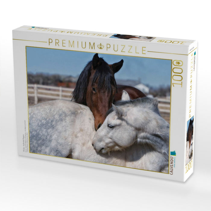 Pferde - kraftvolle Eleganz - CALVENDO Foto-Puzzle'