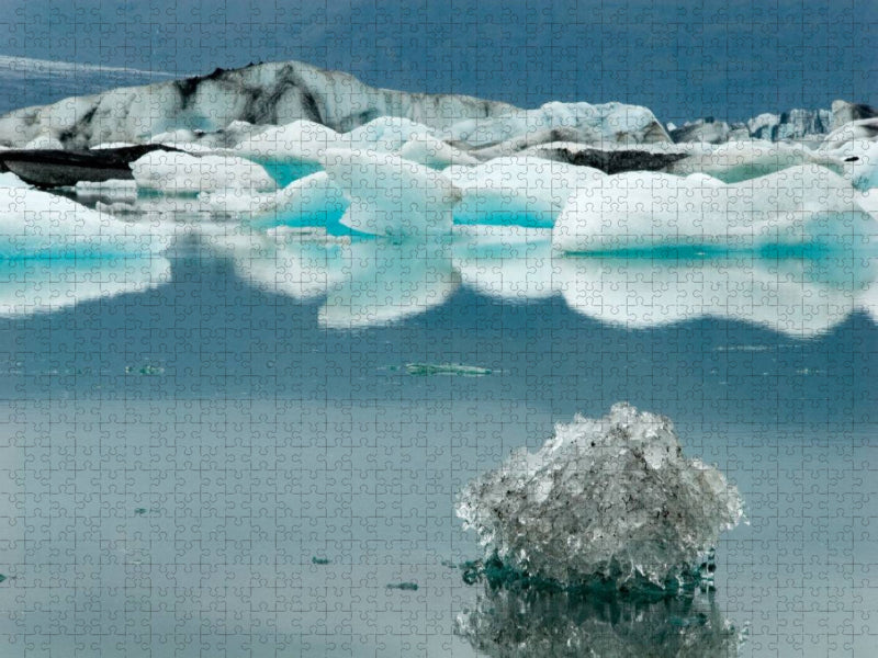 Gletschersee Jökulsarlon - CALVENDO Foto-Puzzle'