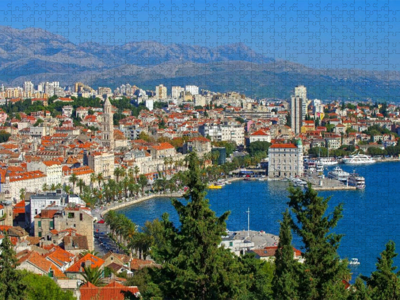 Split, Ansicht vom Marjanpark - CALVENDO Foto-Puzzle'