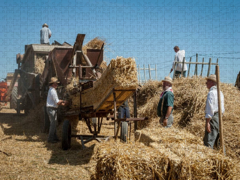 Herstellung von Stroh - CALVENDO Foto-Puzzle'