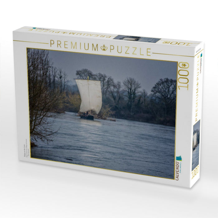 Barge an der Loire - CALVENDO Foto-Puzzle'