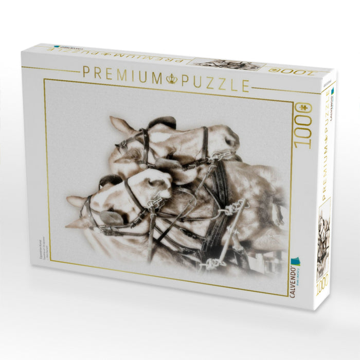 Equestrian Kunst - CALVENDO Foto-Puzzle'