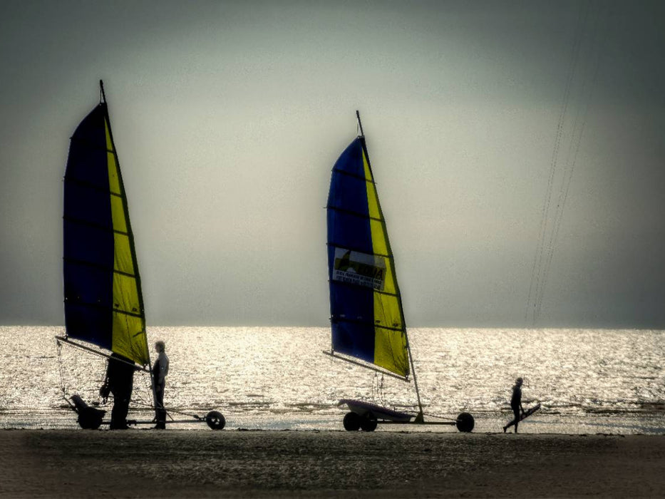 Strandsegler, örtlicher Sport - CALVENDO Foto-Puzzle'