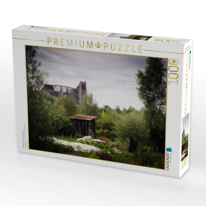 Bourges, Gärten in der Stadt - CALVENDO Foto-Puzzle'