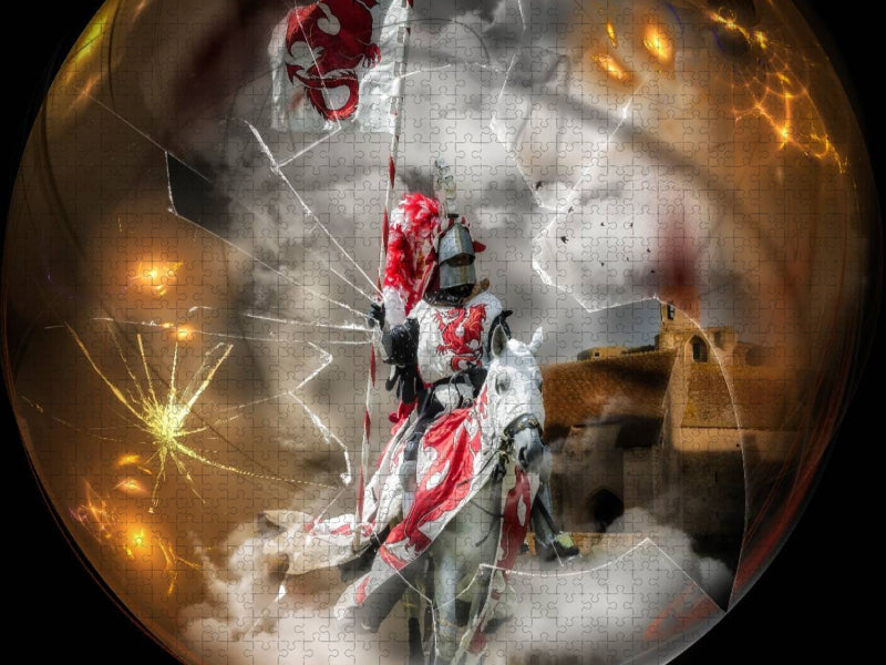 Der Ritter - CALVENDO Foto-Puzzle'