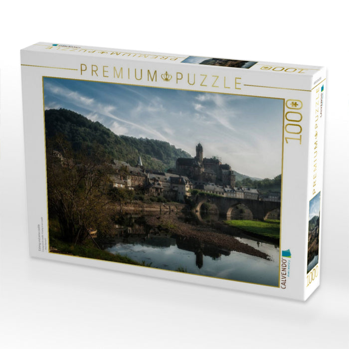 Estaing und seine casttle - CALVENDO Foto-Puzzle'