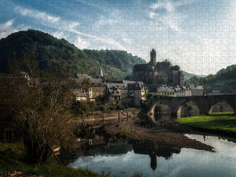 Estaing und seine casttle - CALVENDO Foto-Puzzle'