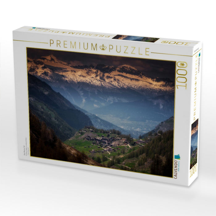 Das Rhone-Tal - CALVENDO Foto-Puzzle'