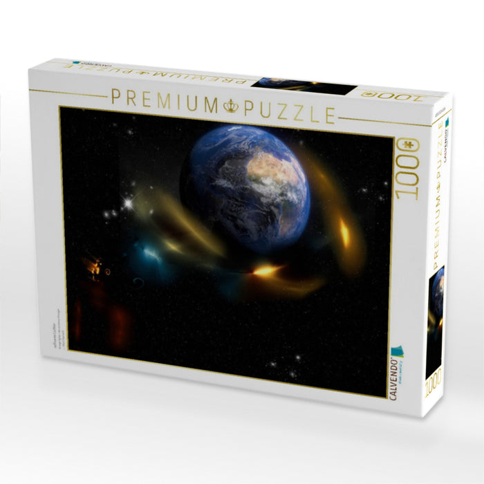 seltsame Lichter - CALVENDO Foto-Puzzle'