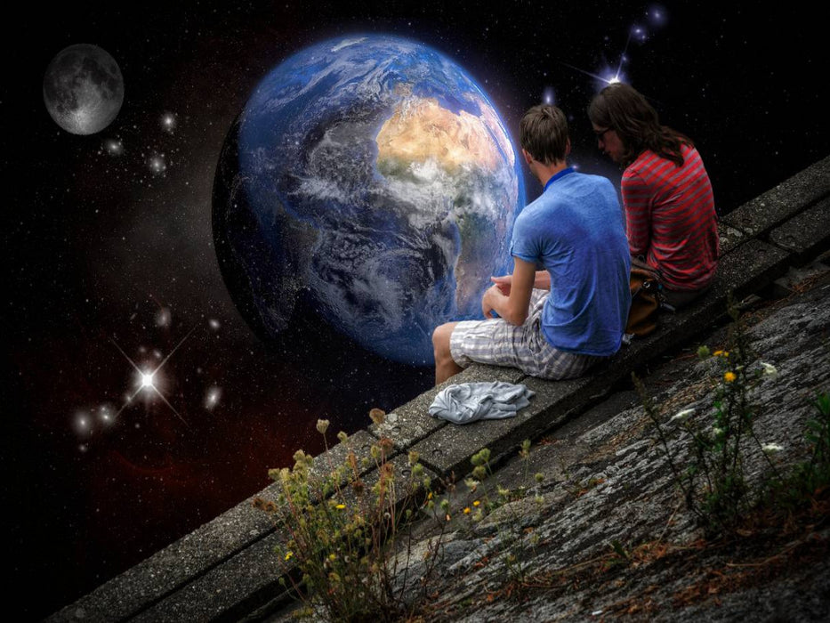 Mit Blick auf die Unendlichkeit - CALVENDO Foto-Puzzle'