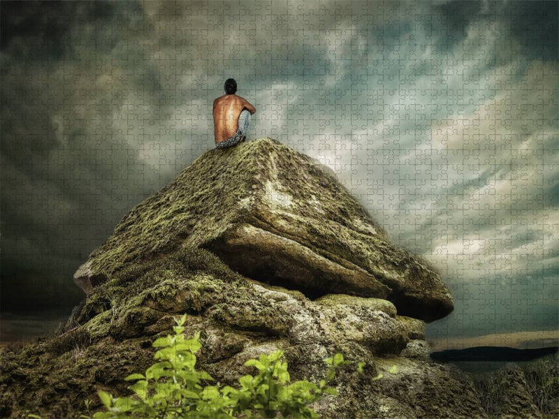 Bergmeditation - CALVENDO Foto-Puzzle'
