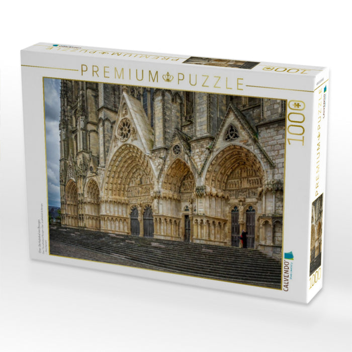 Cher: Die Katedral von Bourges - CALVENDO Foto-Puzzle'